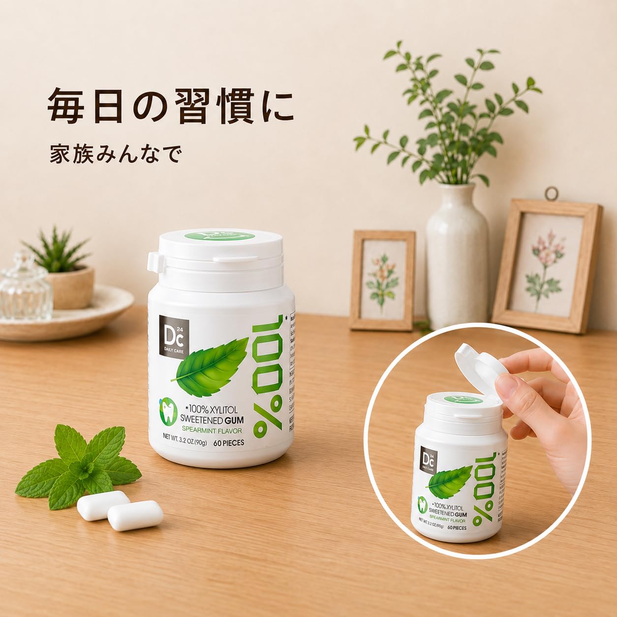 Amazon | DC24 DAILY CARE 100%キシリトール配合 シュガーレスガム 無